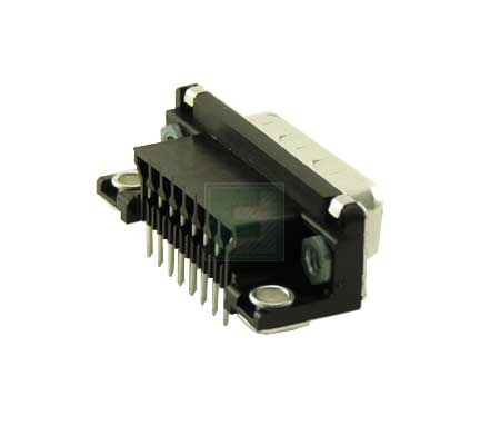 Разъем D-Sub 15 Pin TE Connectivity 5747236-4 на плату
