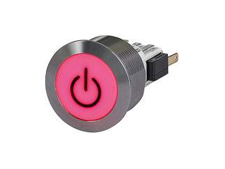 Кнопка MSMII-16 3-145-379 SPDT NO/NC 100мА