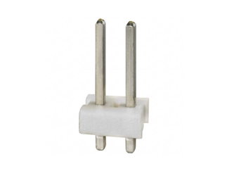 Разъем 640383-2 TE Connectivity, штыревой, 2 контакта, шаг 3.96мм