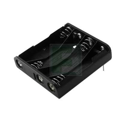 Держатель батареек Keystone 2481 Quad AAA, монтаж на плату