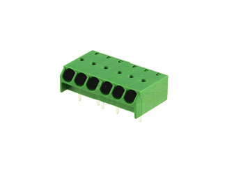 Клеммная колодка TE Connectivity 1-2834019-6, 6 полюсов, 3.5 мм, Green