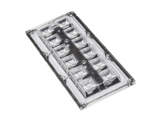 CS14130_HB-IP-2X6-W LEDiL Оптика для светодиодов, 12 LED, 50°