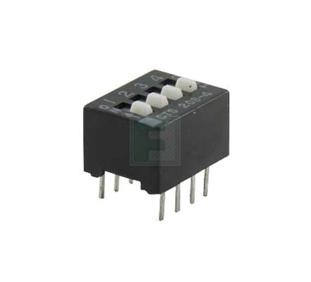 Переключатель DIP 4-позиционный SPST 24V 50mA CTS 208-4