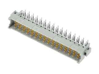 Разъем HARTING 09063486901 DIN 48 контактов, штырь, золото, сквозное отверстие, угловой