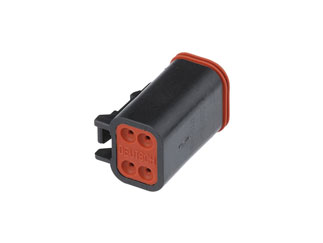 Разъем DT06-4S-E004 TE Connectivity, 4-позиционный, штекер