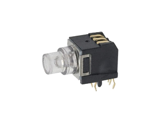 Кнопка тактовая K5V1BU43T 4N, 9.45x8 мм, IP40, с подсветкой, C&K