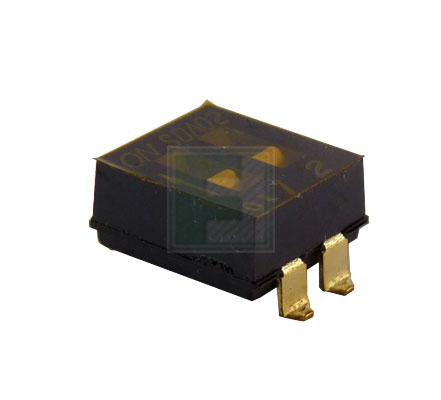 Dip Switch C&K SDA02H0SBR 2-позиционный, Gull Wing, SPST