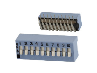 206-10RAST DIP-переключатель, 10 позиций, SPST, CTS
