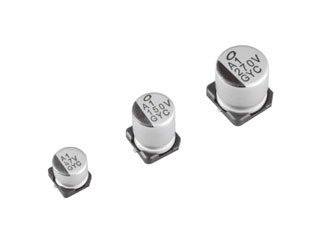 GYC1V271MCW1GS Nichicon - Полимерный алюминиевый конденсатор 270мкФ 35В SMD