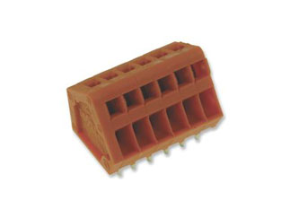 WAGO 233-406 Euro Style Terminal Block, 6 Poles, 2.54mm Pitch