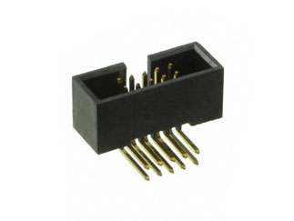 Разъем Amphenol 20021512-00010T4LF, 10 контактов, угловой, сквозное отверстие