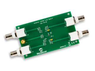Плата оценки Microchip ADM00443 для измерения подавления ЭМП MCP6421