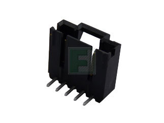 Разъем TE Connectivity 5-103635-4, 5 позиций, 2.54 мм, IDC, 90°