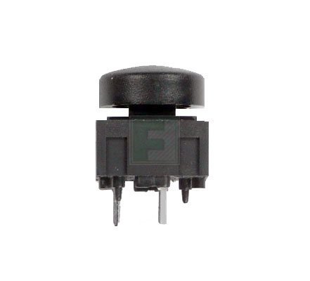 Тактильный переключатель E-Switch 320.02E11.08BLK, SPST, PCB монтаж