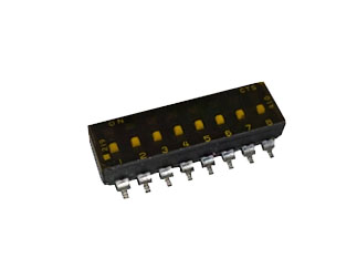 Dip Switch CTS 219-8LPSTRF 8-позиционный, Low Profile, Gull Wing, Защищенный