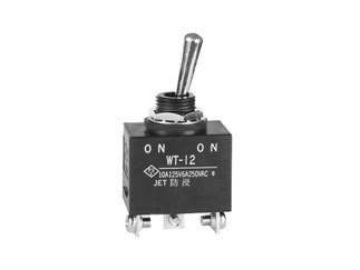 Тумблер WT12T SPDT On-On, 10A 125VAC, NKK Switches