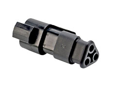 Разъём Amphenol AT04-3P-SR01BLK, 3 контакта, кабельный, черный
