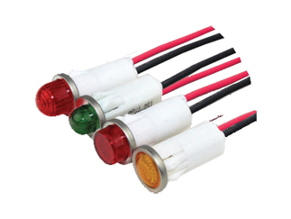 Светодиод 1092D1-12V VCC, 12В, красный, панельный монтаж
