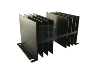 Радиатор Wakefield Thermal 421K, Алюминий, Черное анодирование, 66.7x76.2x120.7мм