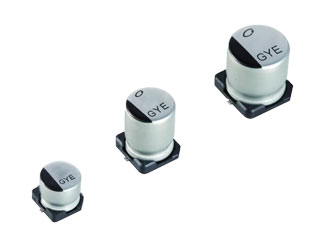 GYE1E151MCQ1GS Nichicon - Полимерный конденсатор 25В 150мкФ SMD