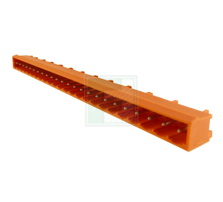 Разъем WAGO 231-554/001-000: 24 позиция, шаг 5.08мм, Right Angle