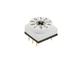 Переключатель DIP RDTCR10P1T 10 положений, 150мА, 42В, E-Switch