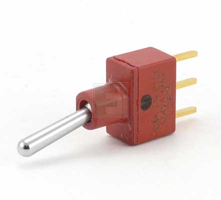 Тумблер E101SD1CBE C&K SPDT On-None-On 20VAC золото
