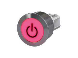 Кнопка SCHURTER 3-148-400 SPDT 10A 250VAC с подсветкой RGB