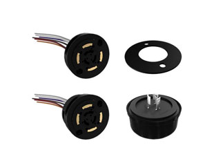 FLA414130S1 Amphenol: Разъем для освещения BrightConnX™ NEMA ANSI C136.41