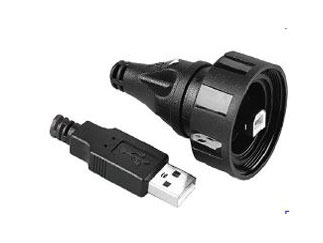 Кабель USB 2.0 Bulgin PX0840/B/2M00 A Male - B Male, 2м, IP68