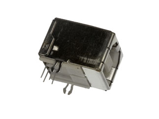 USB-разъем Amphenol 61729-0010BLF, тип B, 4 контакта, Full Back Shielding, Through Hole