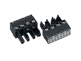 Клеммная колодка WAGO 770-204, 4 контакта, шаг 10мм, Cage Clamp, 20-12 AWG