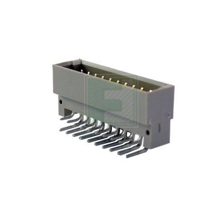 Разъем HARTING 09241206571, 20 контактов, шаг 2.54мм, угловой