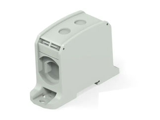 1SNF536011R0000 TE Connectivity: Клеммная колодка на DIN-рейку, 1 полюс, 310A