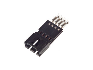 Разъем 5-103945-3 TE Connectivity AMPMODU, 4 контакта, шаг 2.54мм
