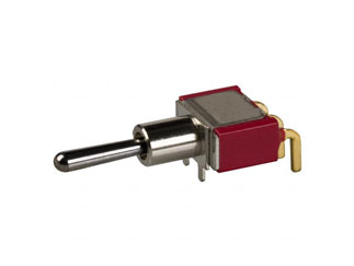 Переключатель E-Switch 1SPDT Rocker PC Pin 20VAC 0.4A 100SP1T1B4M6RE