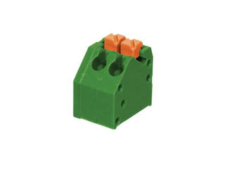 TBL002A-350-02GR-2OR Клеммная колодка безвинтовая, шаг 3.5мм