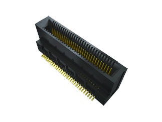 Разъем 10120872-003LF Amphenol HPCE 60 контактов, правый угол, монтаж в отверстие
