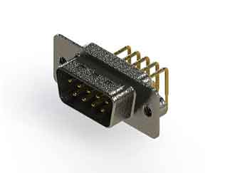 Разъем D-Sub EDAC 629-M09-640-WN2, 9 контактов, штырь, монтаж на плату