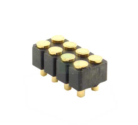 Разъем Mill-Max 813-22-008-30-002101, 8 контактов, шаг 2.54мм, прямой, SMD