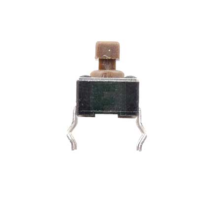 TL1105TF100Q E-Switch Тактовая Кнопка, Круглая, 6x6мм, 1N, Вывод PCB