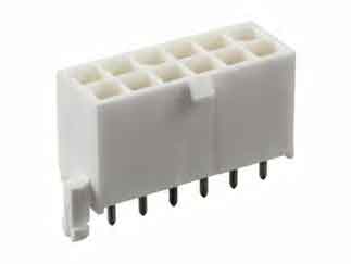 1-794066-1 TE Connectivity: Вертикальный разъем 12 pin, шаг 4.14мм, пайка