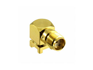 CONSMA002-SMD-G-T Разъем SMA угловой, гнездо, 18ГГц, 50 Ом