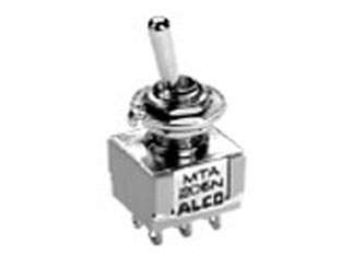 Toggle Switch TE Connectivity 1-1437558-7, SPDT, Gold Contacts, Threaded Bushing