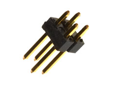 Разъем 67996-104HLF Amphenol BERGSTIK II, 4 контакта, шаг 2.54мм, прямой