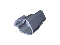 Разъем DT04-3P-CE02 TE Connectivity 3 контакта, шаг 8.7мм, обжимной