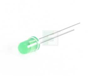 MV5453A4A0 Everlight LED Зеленый 5мм 20мкд 75°