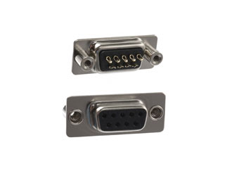 171-009-203L021 NorComp D-Sub разъем, 9 контактов, гнездо, монтаж на панель