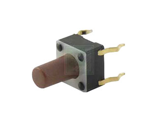 Тактильный переключатель E-Switch TL1105BF100Q, сила нажатия 1N, PCB монтаж