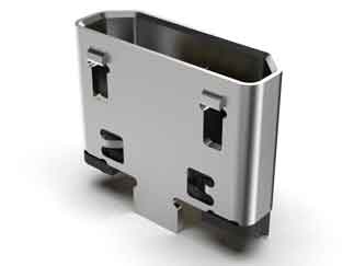 USB3160-30-0120-0-C Разъем USB Type B 2.0 вертикальный, 5 контактов